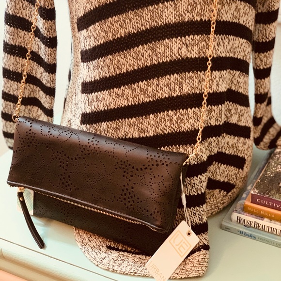 FRANCESCA’S Alya Grey & Black Striped Knit Sweater - Picture 6 of 7